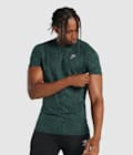 Dark Green Print
