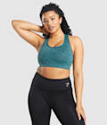 Dark Green Print