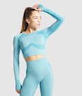 Teal Marl/ Light Grey