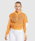Apricot Orange/White