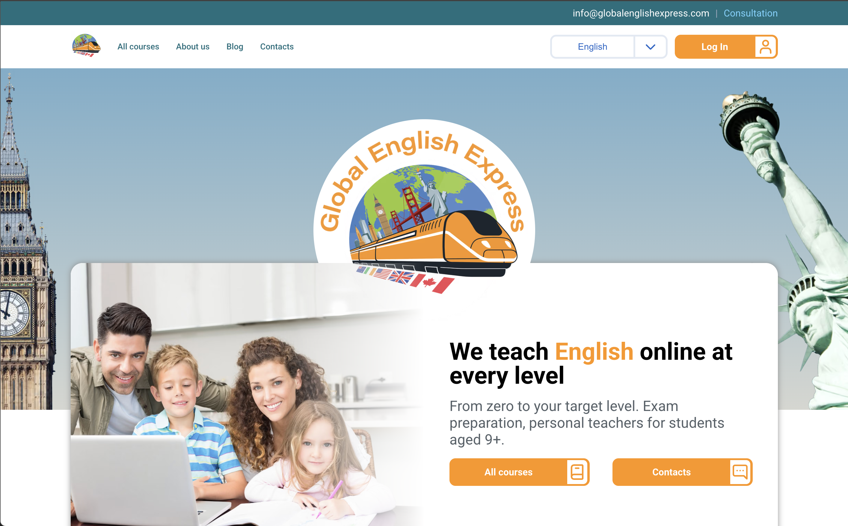Global English Express – Canadian Education Platform