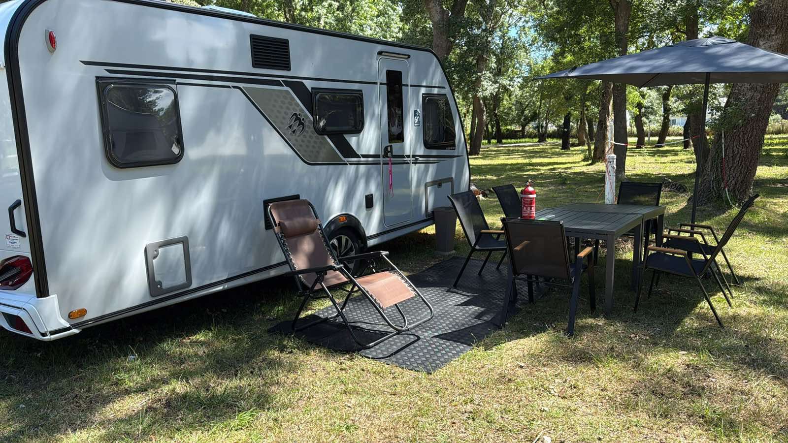 Camping ground view
