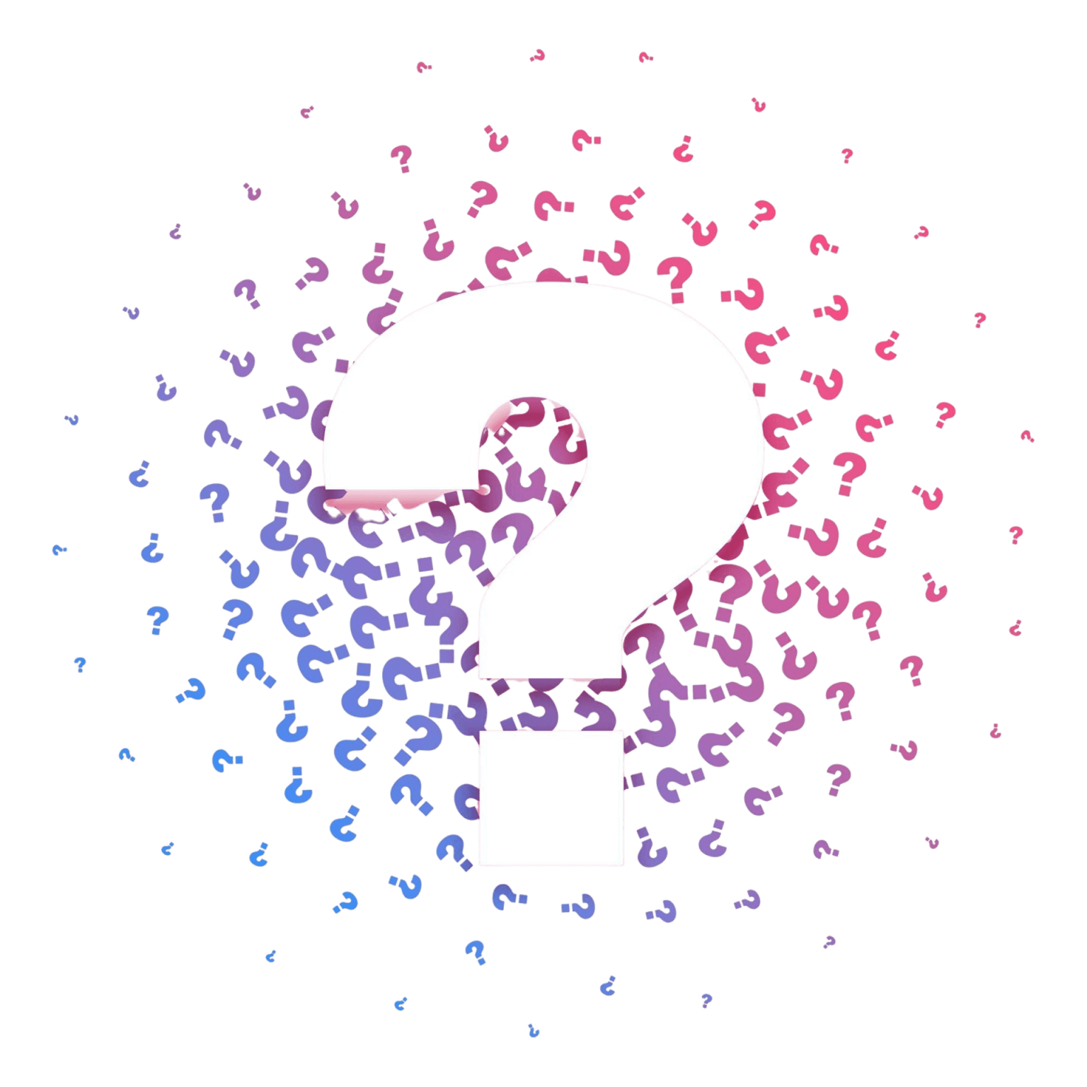 Motif point d'interrogation FAQ