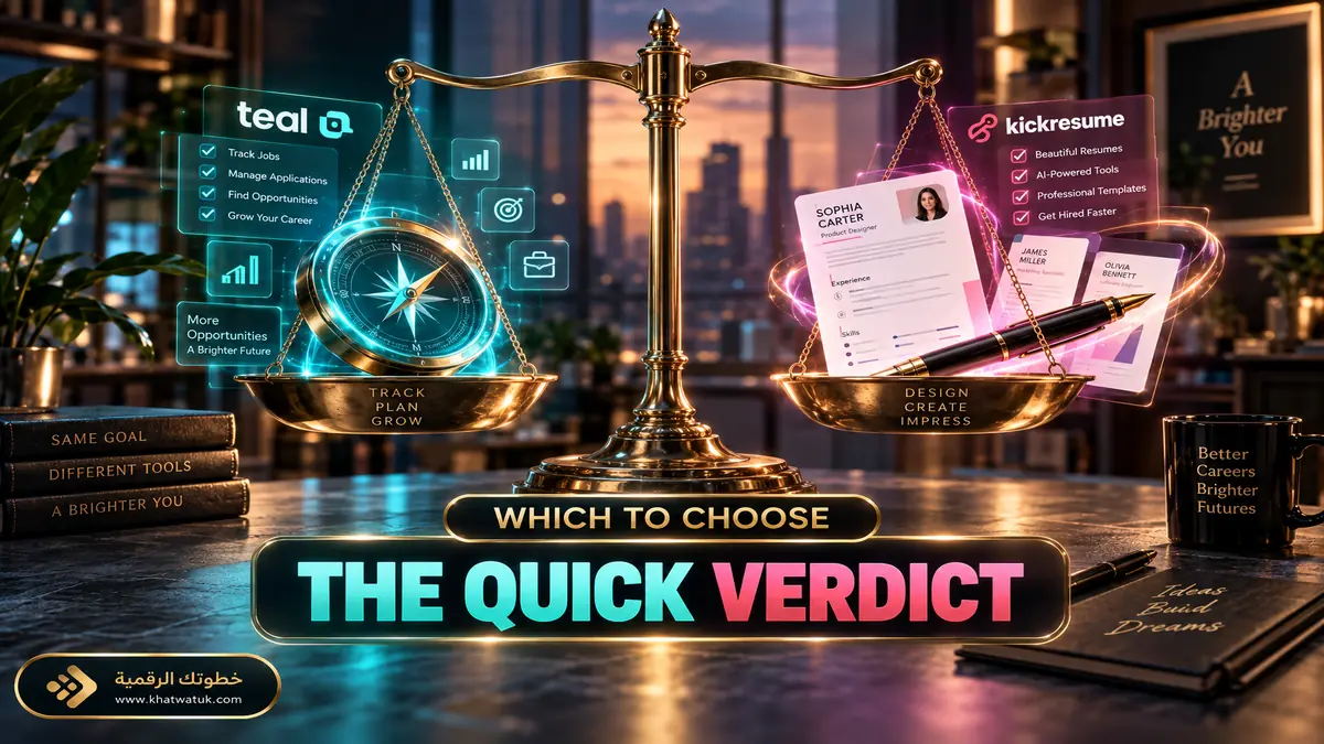 The Quick Verdict Decision Matrix: Choosing Between Teal and Kickresume