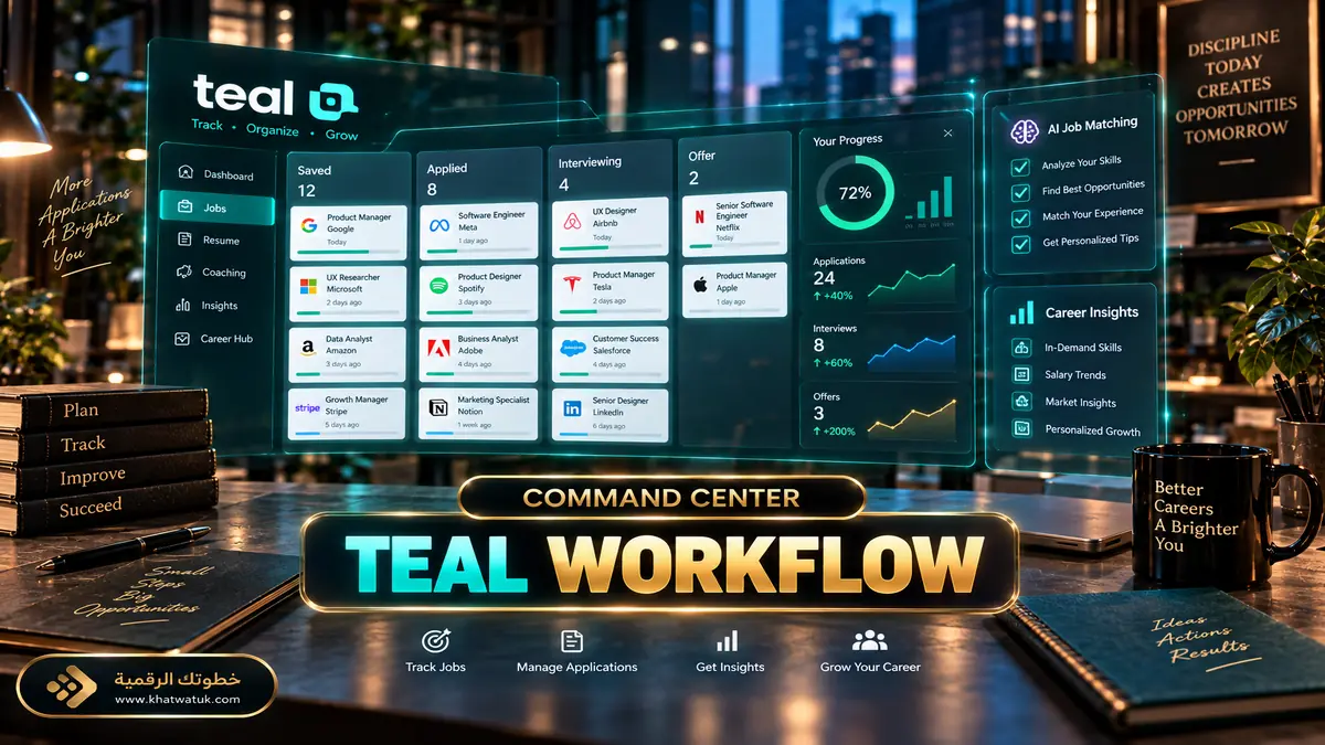 Teal Job Search Command Center: Kanban Board and Keyword Matching