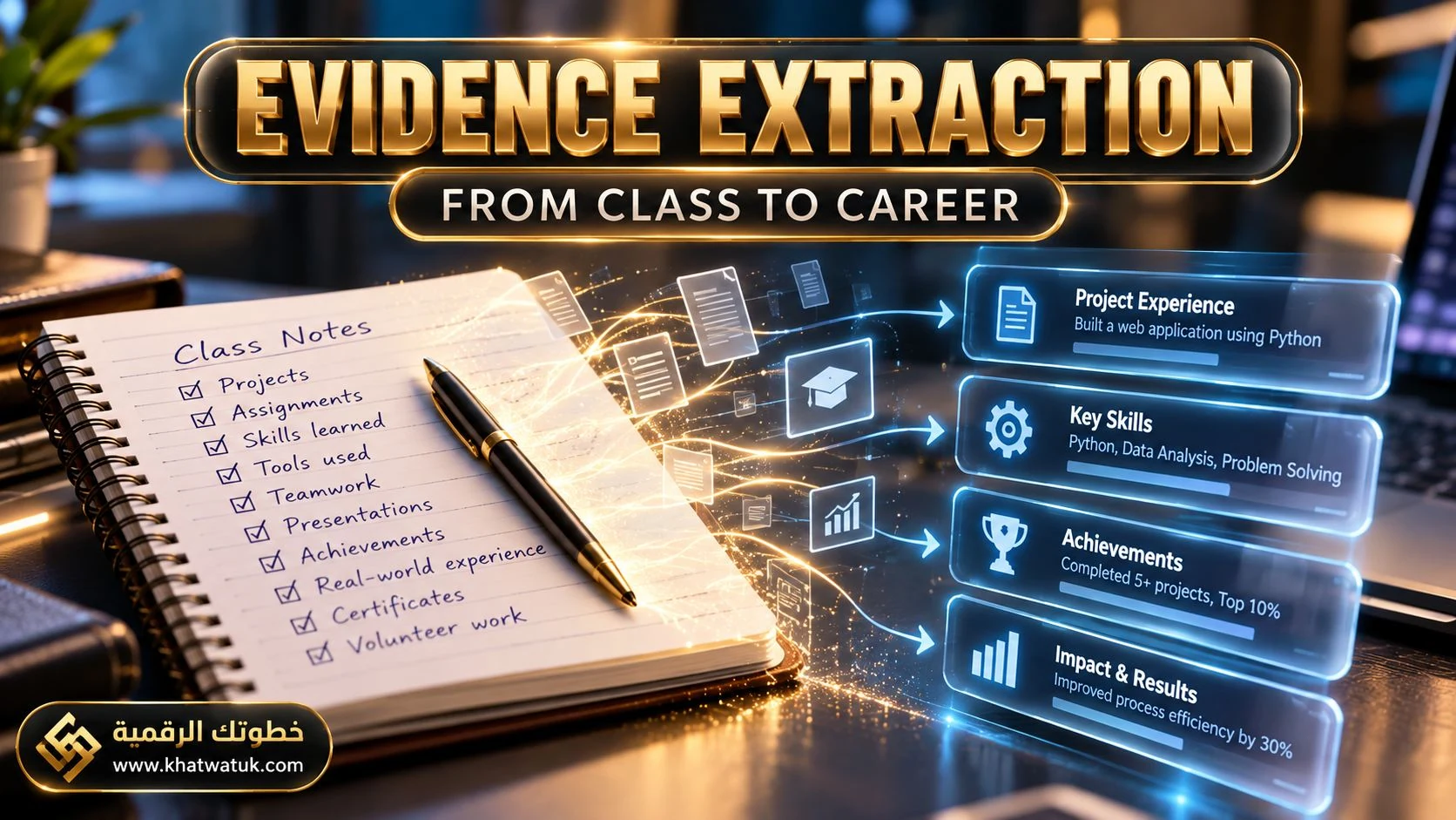 Transforming academic coursework and student projects into measurable resume evidence.