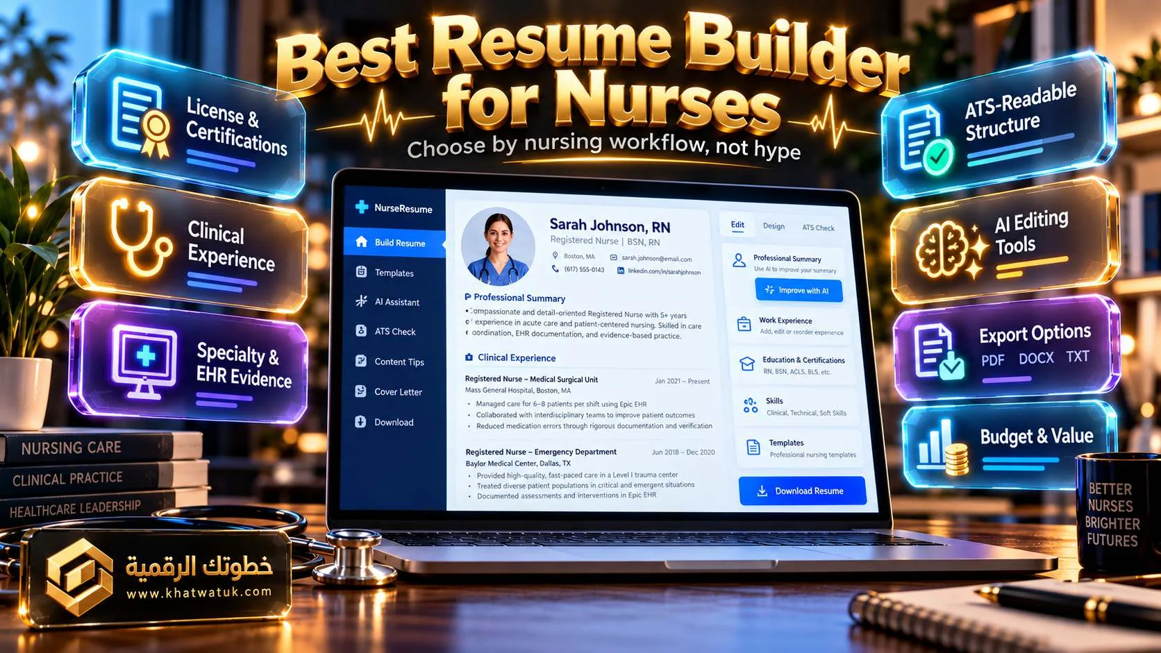 Editorial decision framework for choosing a nurse resume builder.