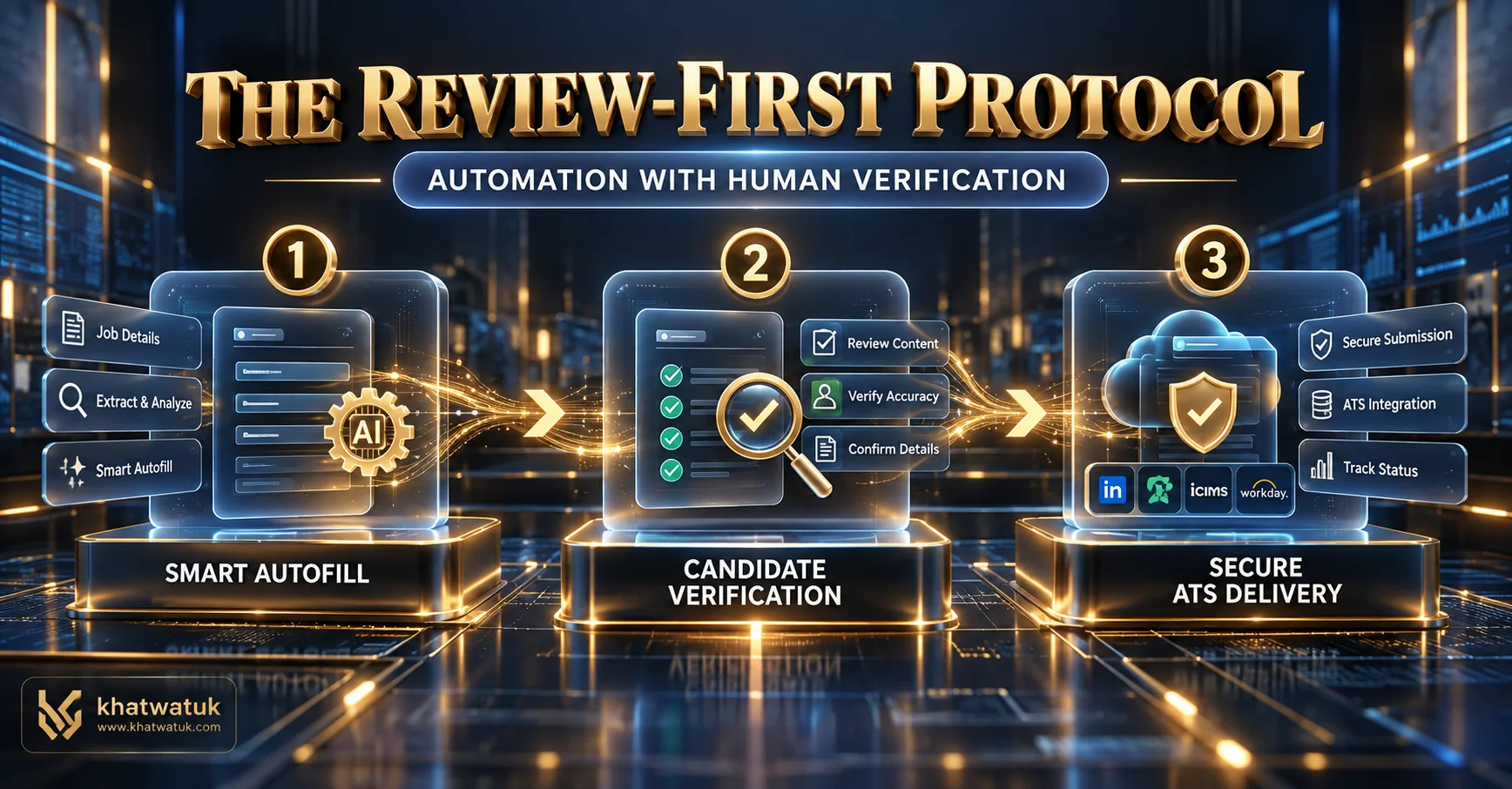 Review-First AI Job Application Protocol and ATS Safety Workflow