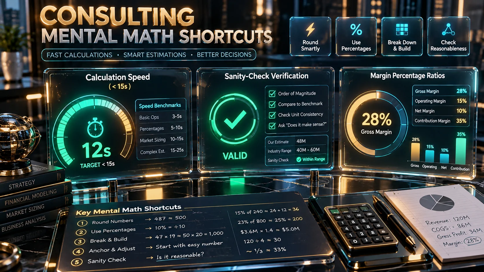 Consulting mental math speed and accuracy telemetry dashboard