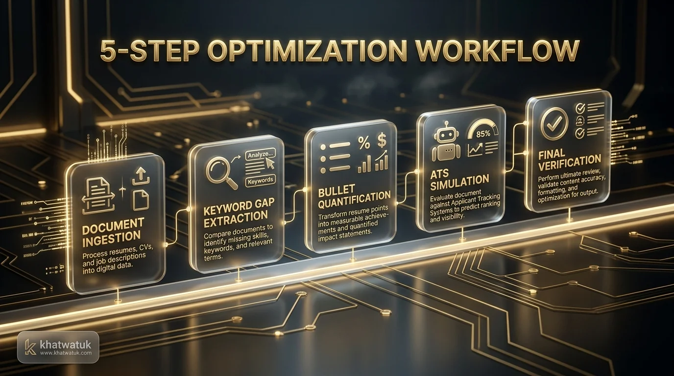 Step-by-Step AI Resume Optimization Process for ATS Compatibility