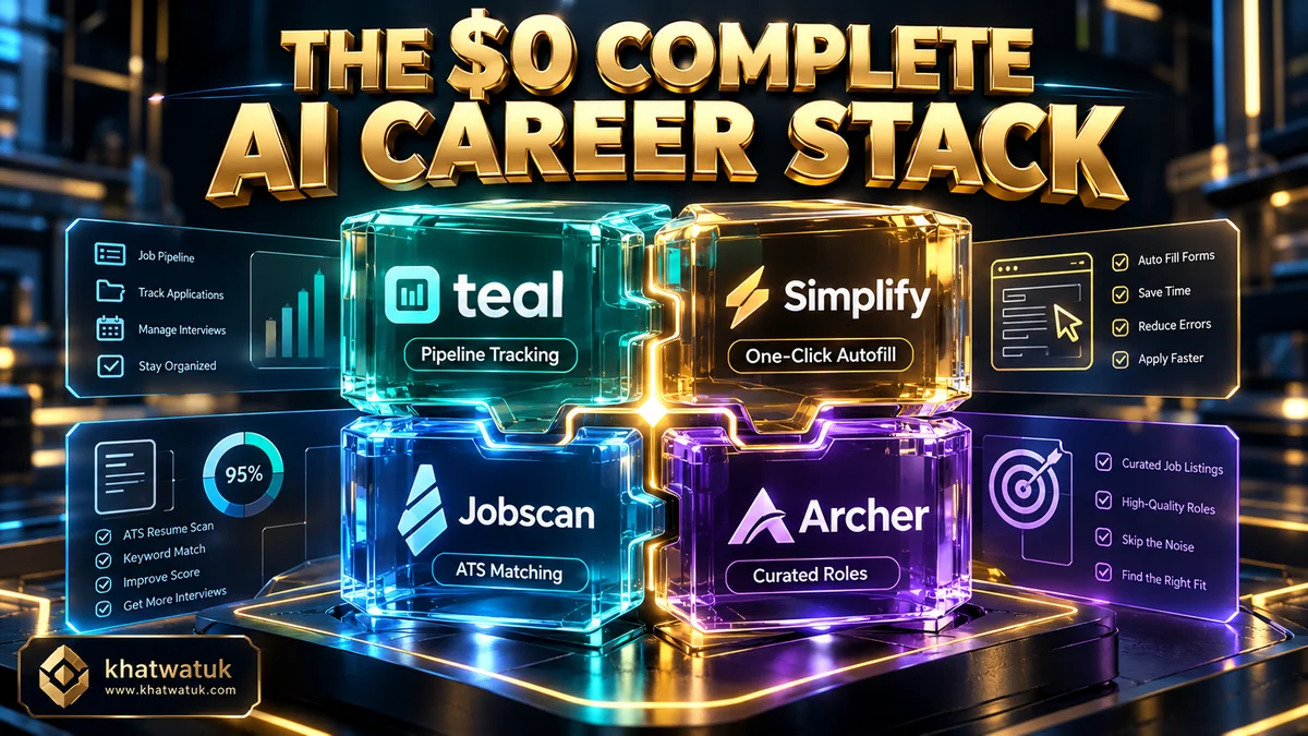 The Zero-Dollar Modern AI Job Search Stack Blueprint
