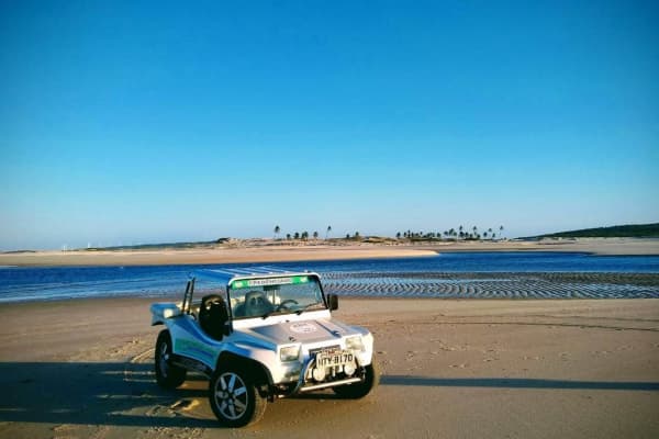 Buggy na praia de Barra Nova
