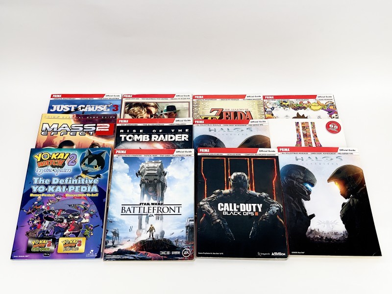 Prima Guide Collection Prima Official Strategy Guide Bundle Featuring Zelda Halo Call of Duty ...