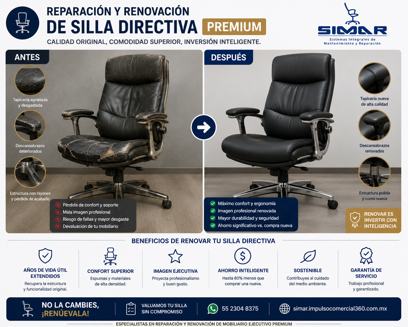 Silla directiva premium