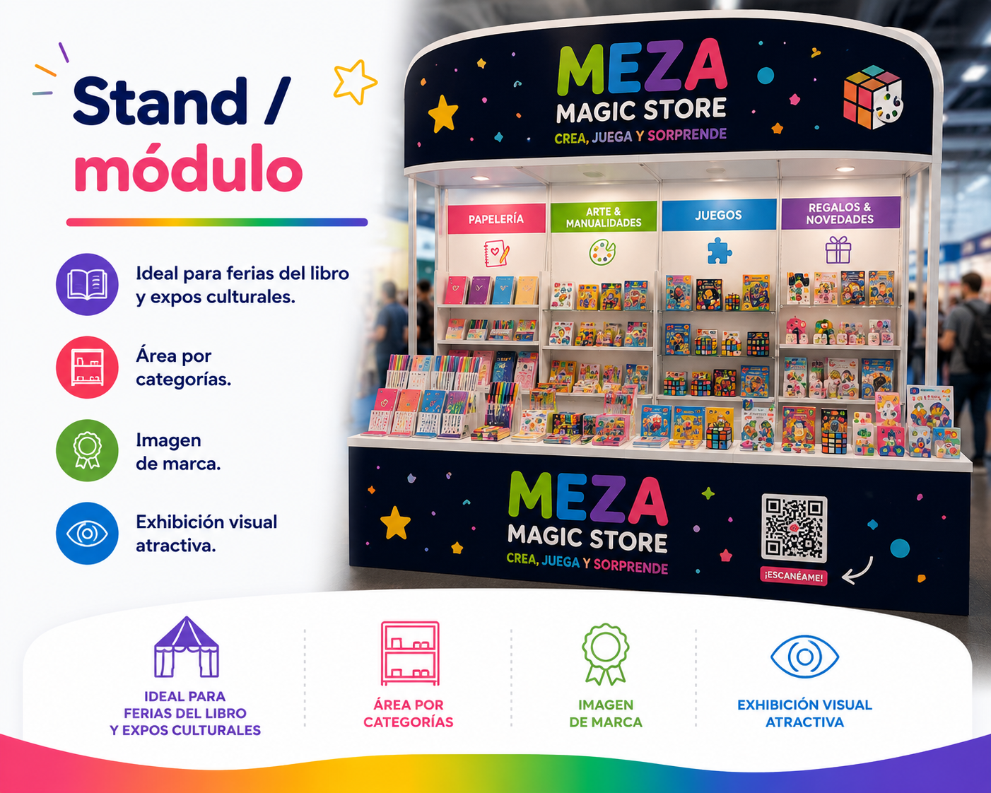 Stand o módulo MEZA MAGIC STORE