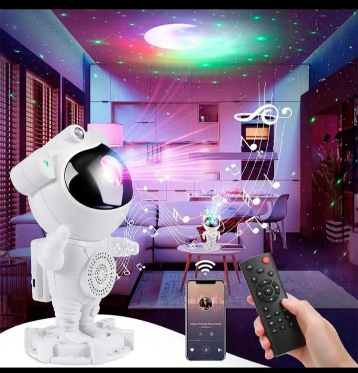 Astronauta Bocina y Lampara Laser