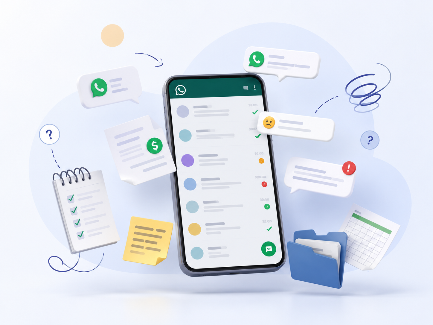 Representación de conversaciones y seguimiento por WhatsApp