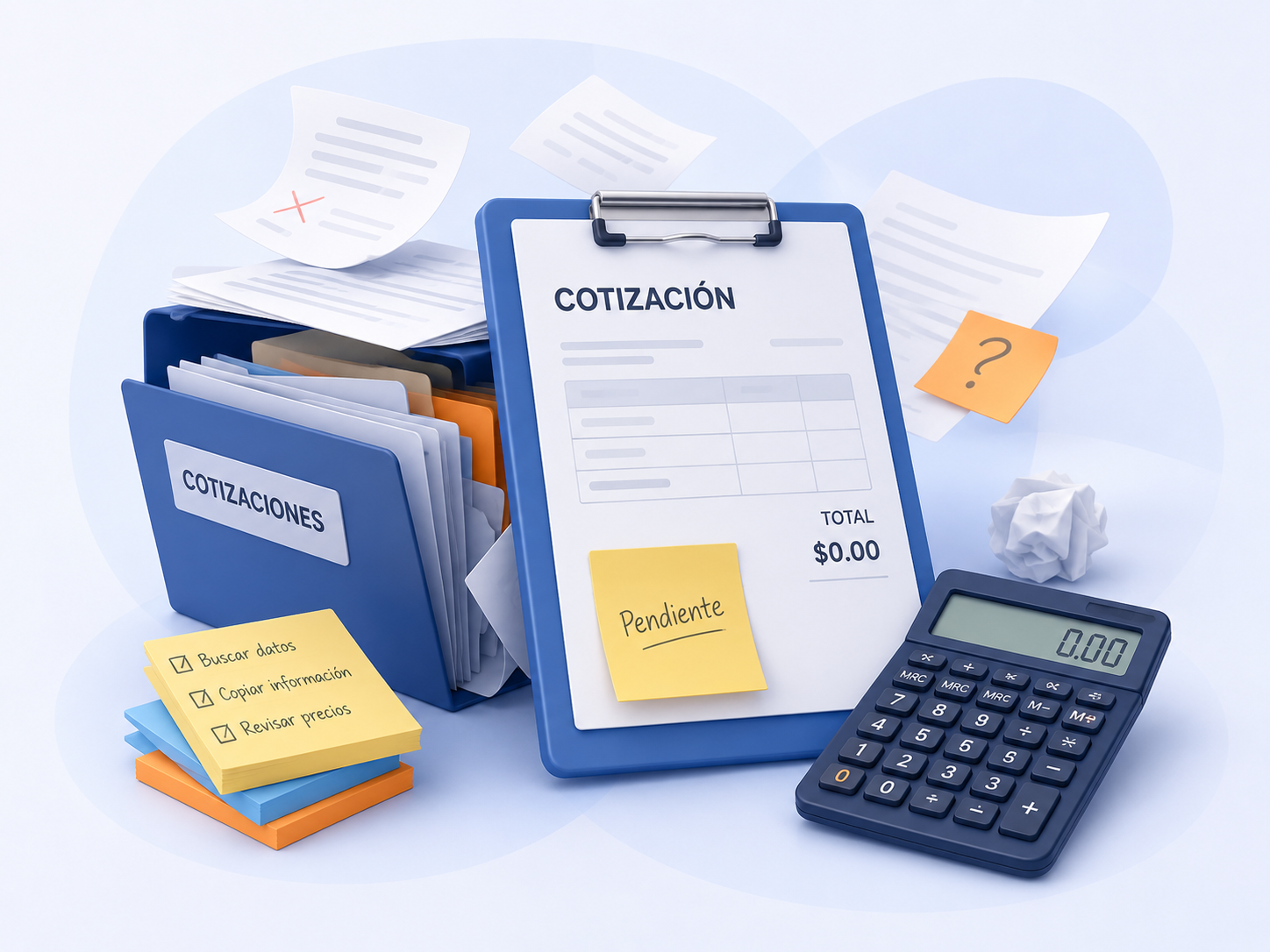 Representación de una cotización manual