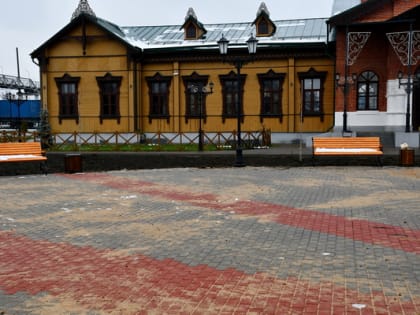 Завершение благоустройства площади Вокзальной