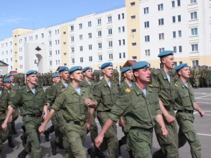 Новобранцы отправлены на обучение для службы в ВДВ