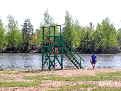 Закрытие спасательного поста на пляже в Кинешме