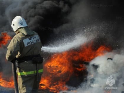 В Кинешемском районе горел дом с пристройкой