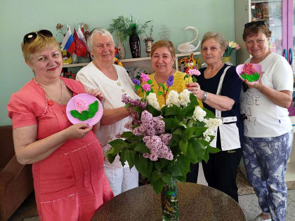 Активисты клуба «Жизнелюбы» КСЦОН приняли участие в мастер- классе