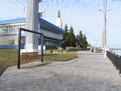 Завершение благоустройства речных ворот в Кинешме
