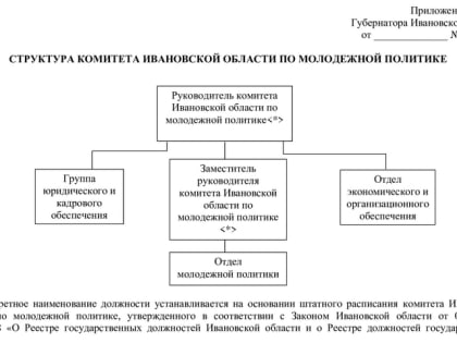 Новая структура комитета по молодежной политике в Ивановской области