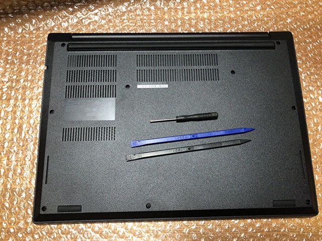 ThinkPad E495 SSD120+240GB メモリ32GB増設 品