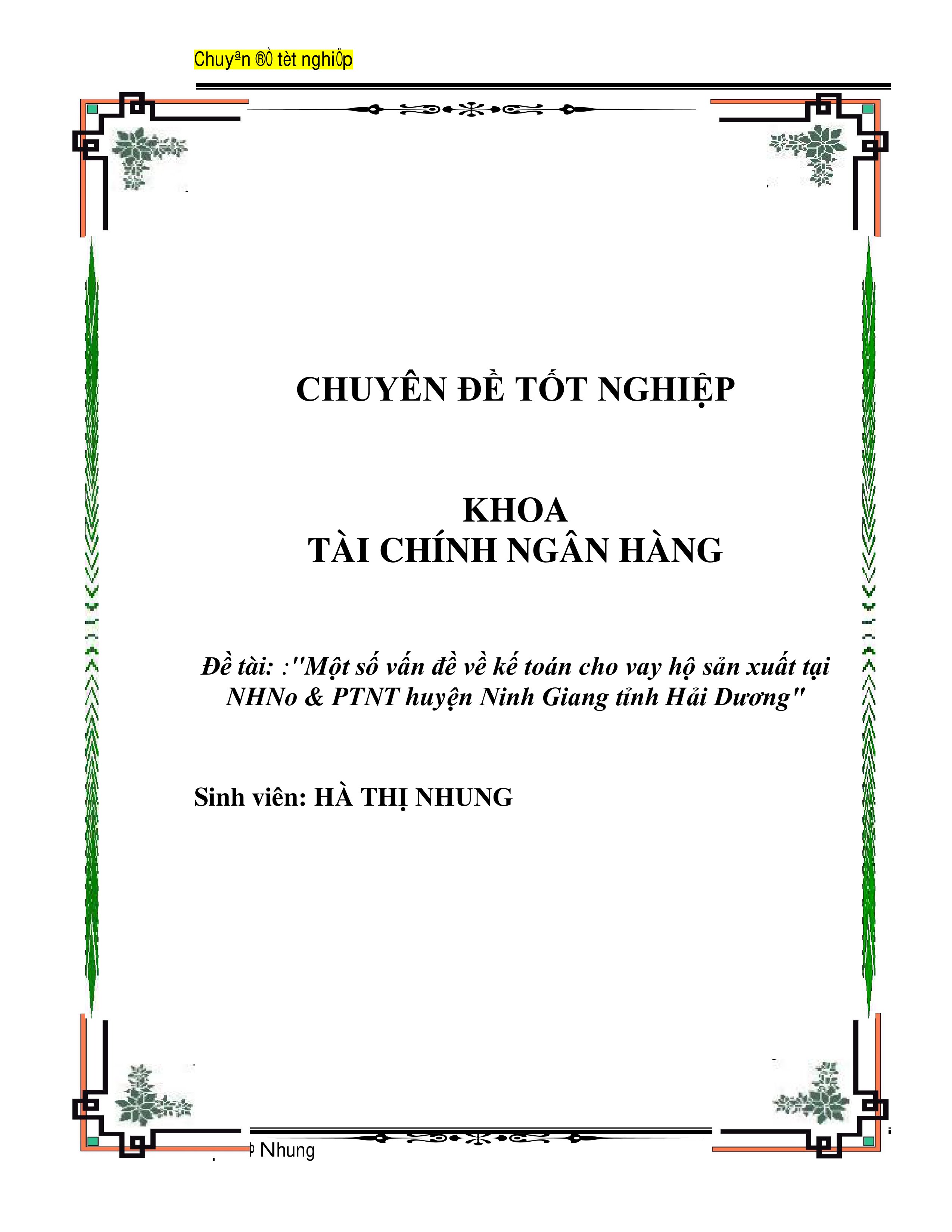 Luận văn :