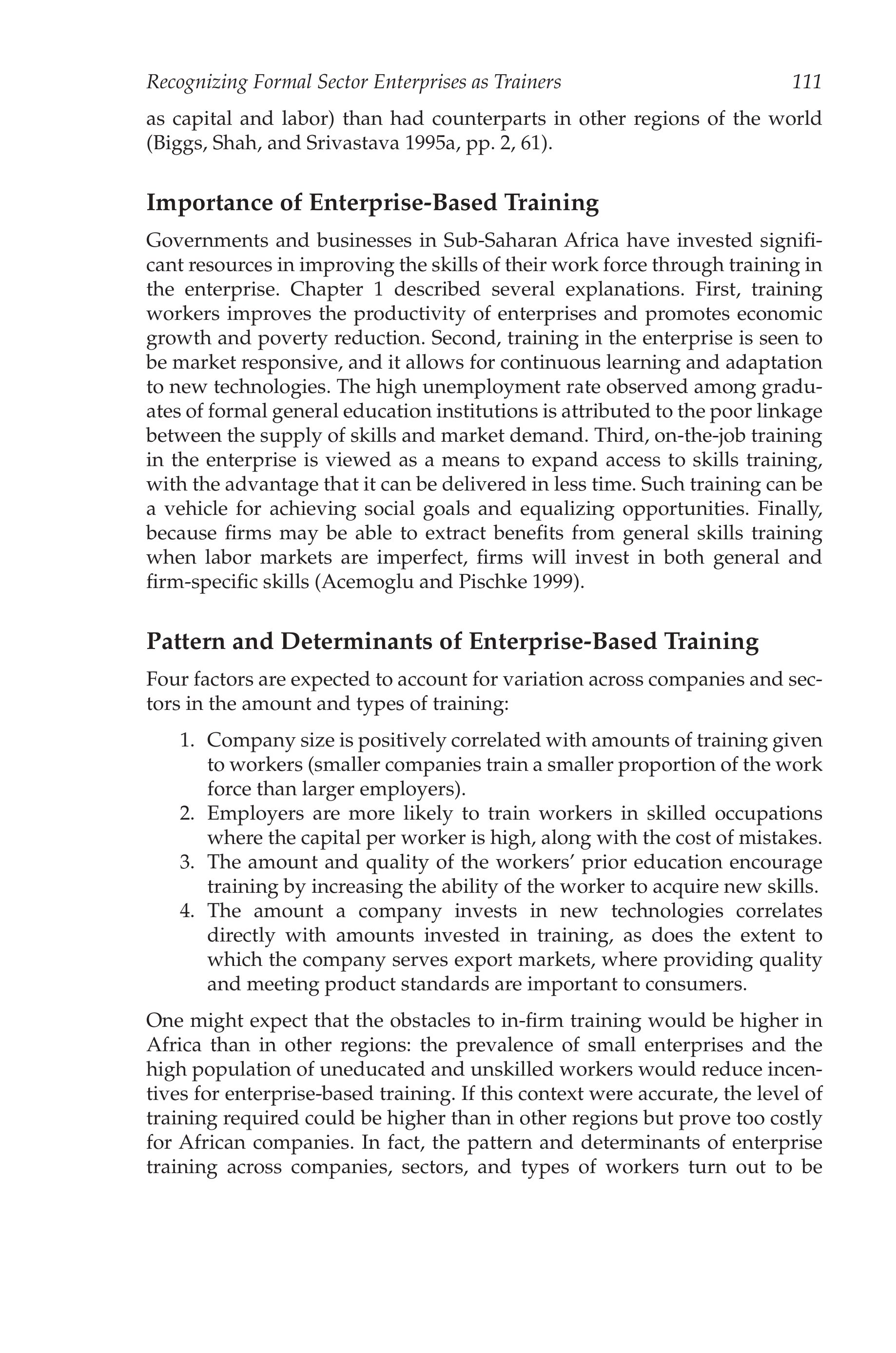 Skills Development in Sub-Saharan Africa phần 6 ppsx