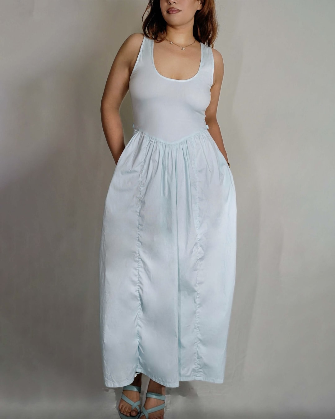 Aqua Blue Multi-wear Dress