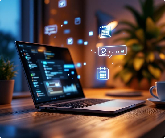 Web Development Company in Madurai - Laptop Workspace