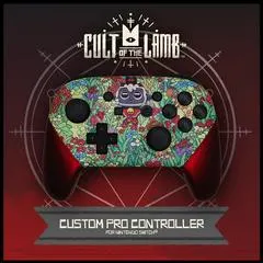 Cult Of The Lamb Pro Controller Nintendo Switch