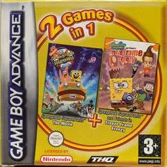 2 Games In 1: Spongebob Movie & Freeze Frame PAL GameBoy Advance