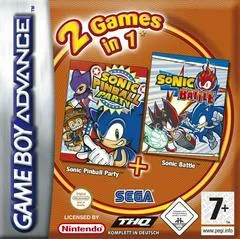 2 Games in 1: Sonic Battle & Sonic Pinball PAL GameBoy Advance