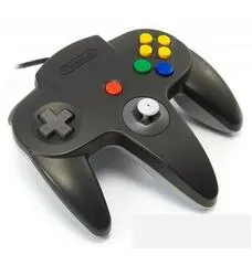 Black and Gray Controller JP Nintendo 64