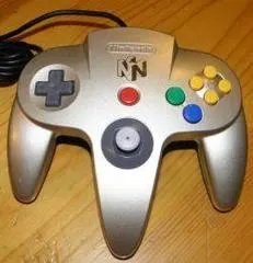 Golden N Controller Nintendo 64