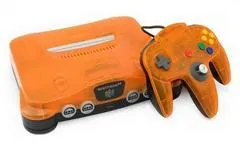 Nintendo 64 Daiei Hawks Orange & Black System JP Nintendo 64