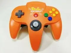 Pikachu Orange and Yellow Controller JP Nintendo 64