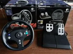 Logitech Speed Force Steering Wheel Gamecube