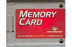 Performance Memory Card Nintendo 64