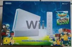 White Nintendo Wii System [Inazuma Eleven Strikers Pack] PAL Wii