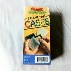 Game Boy 6 Game Pak Cases GameBoy