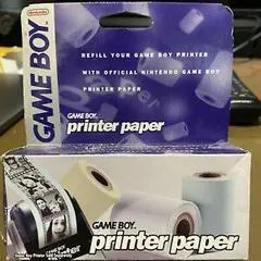 Game Boy Printer Paper GameBoy