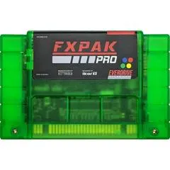FXPAK PRO [Frosted Green] Super Nintendo