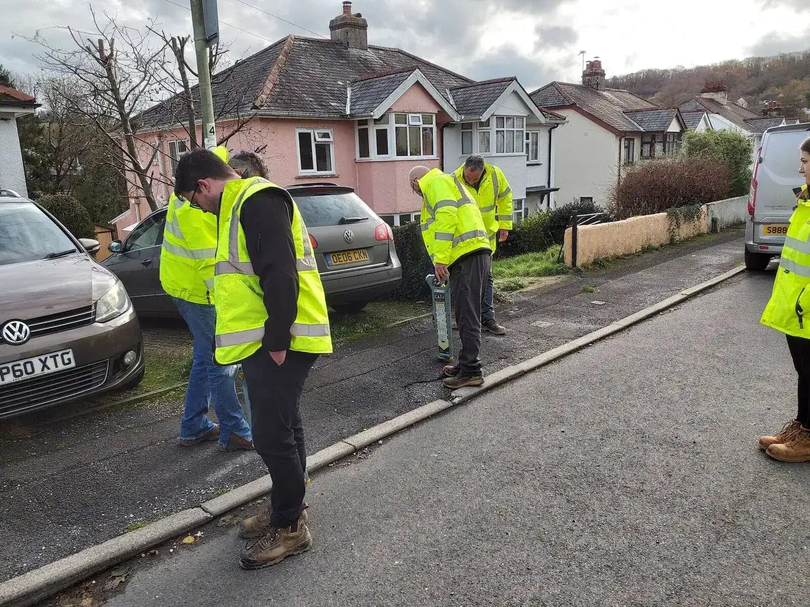GS6 overhead power lines training - practical session