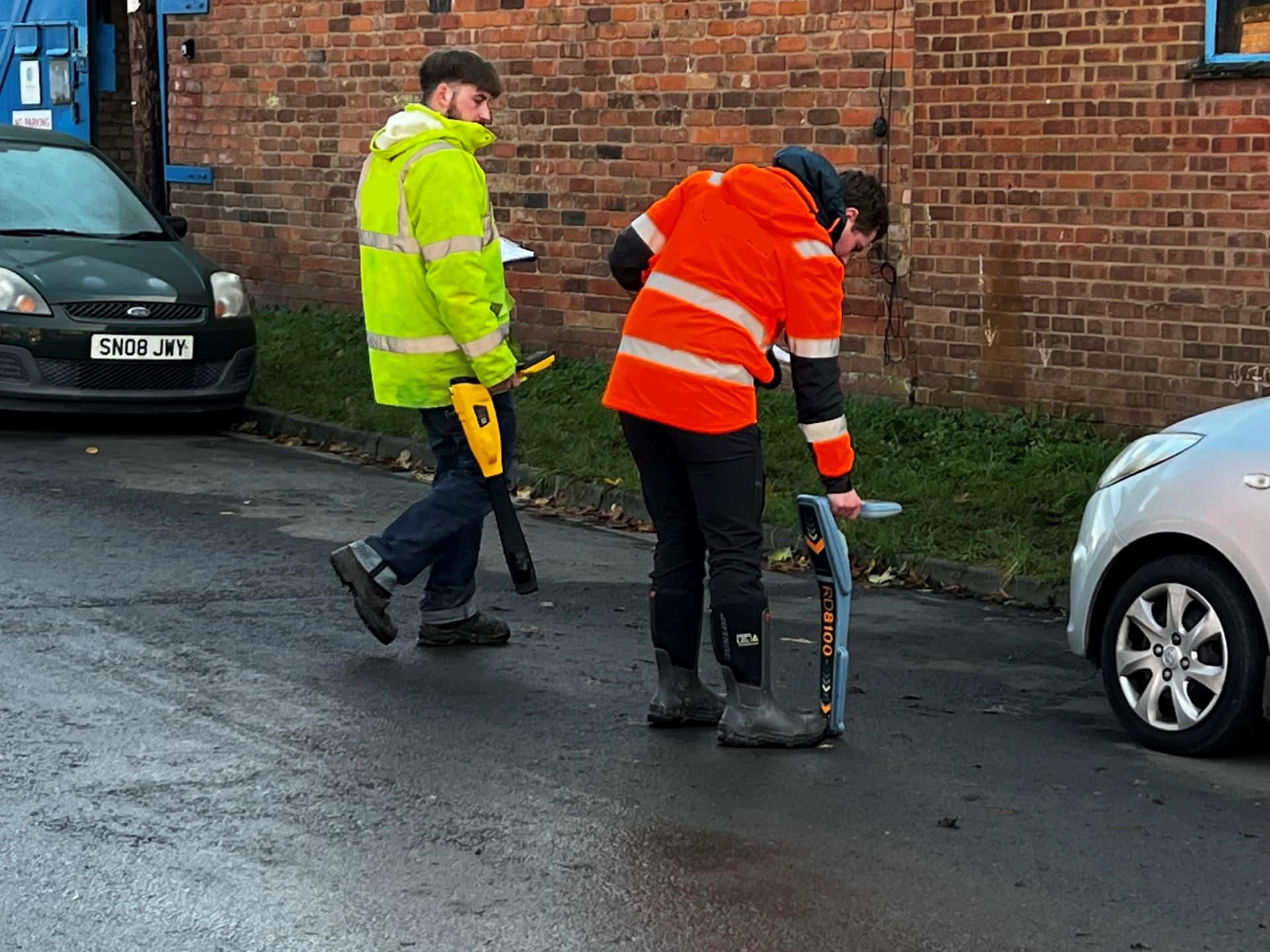 Advanced electromagnetic locating equipment used in Sygma utility detection training