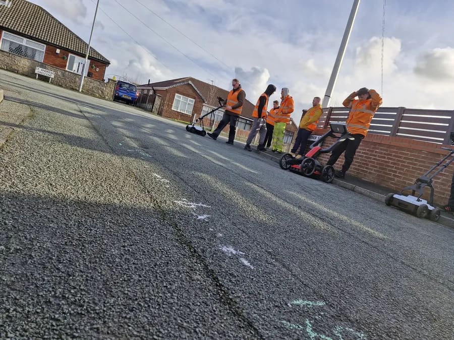 PAS128 surveyor training with GPR equipment